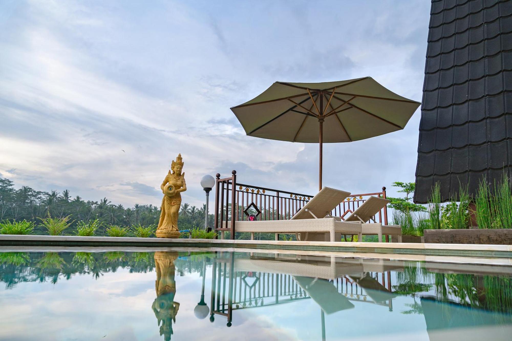 The Pyramid Ubud River Villas Payangan Exterior foto
