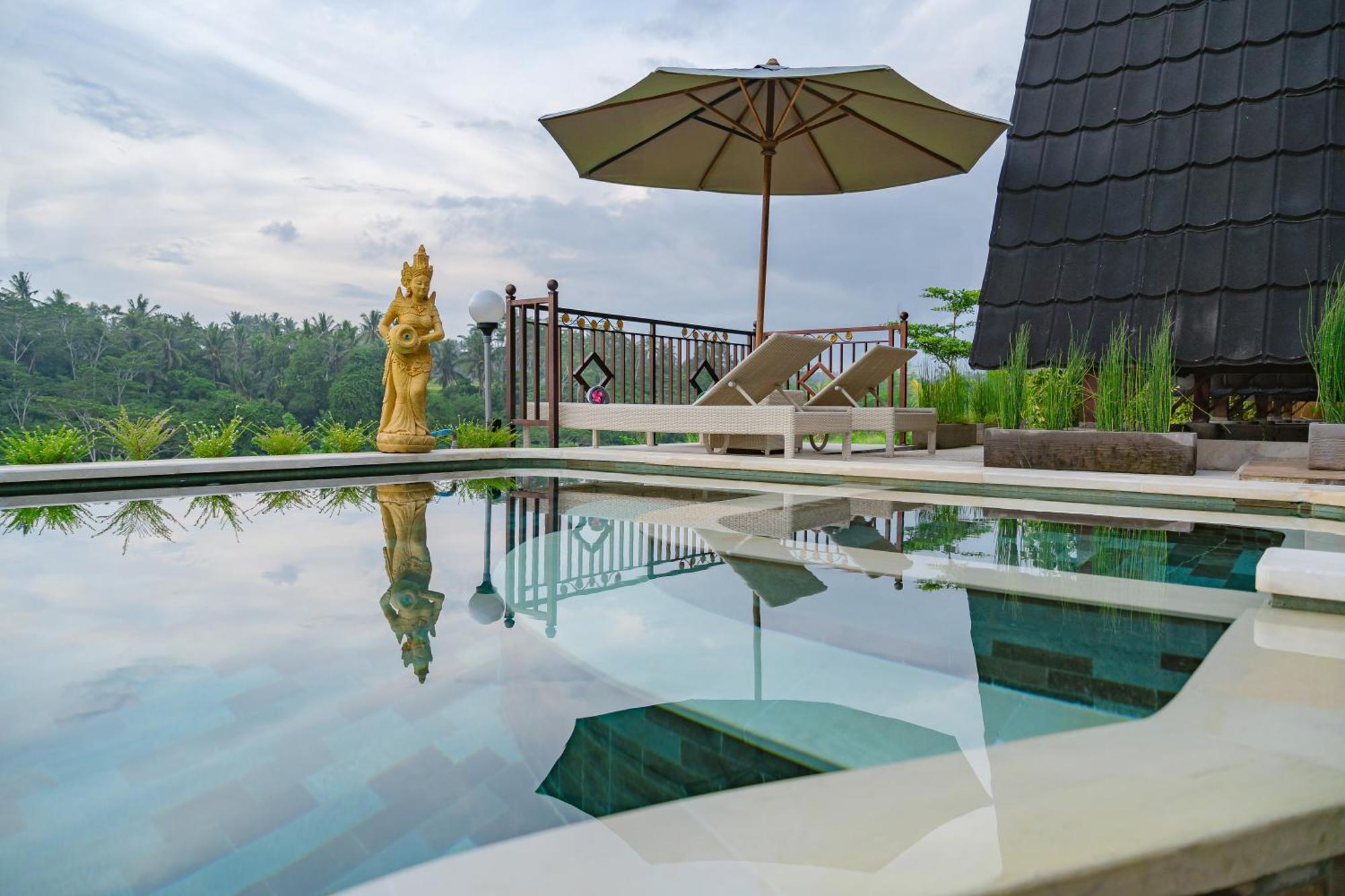 The Pyramid Ubud River Villas Payangan Exterior foto