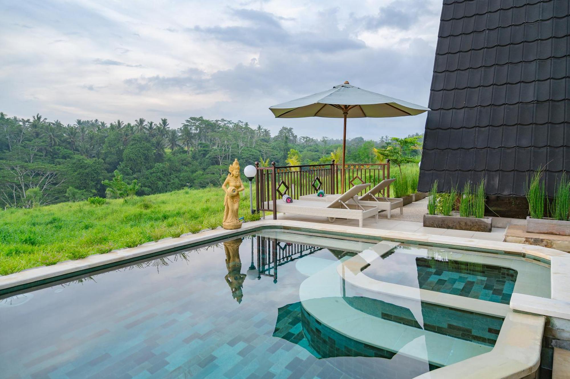 The Pyramid Ubud River Villas Payangan Exterior foto