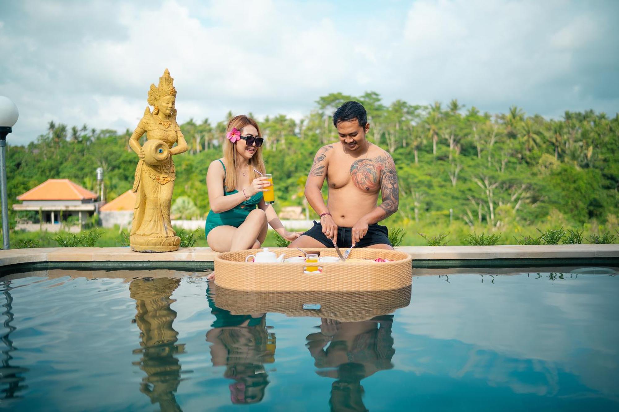 The Pyramid Ubud River Villas Payangan Exterior foto