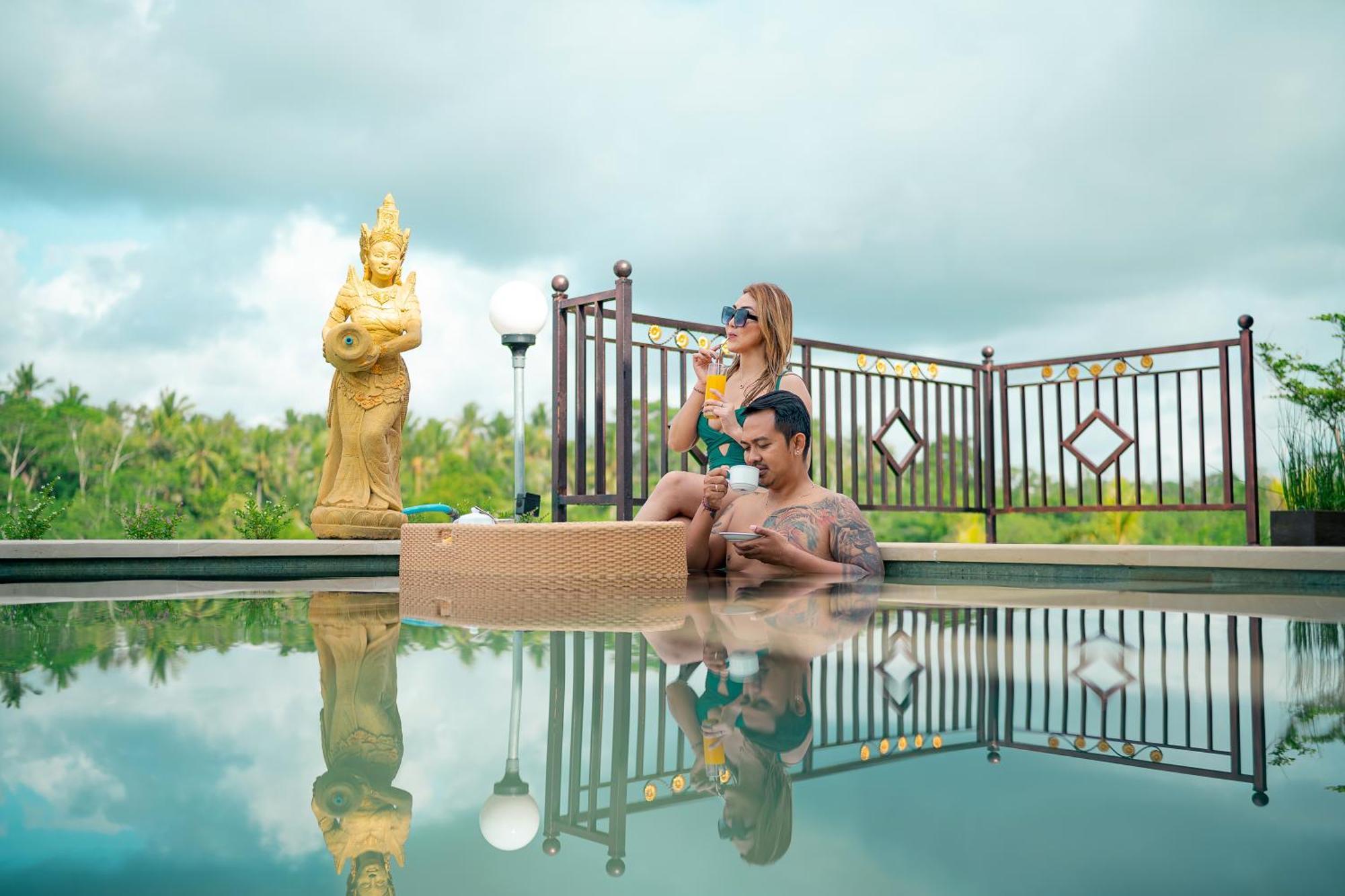 The Pyramid Ubud River Villas Payangan Exterior foto