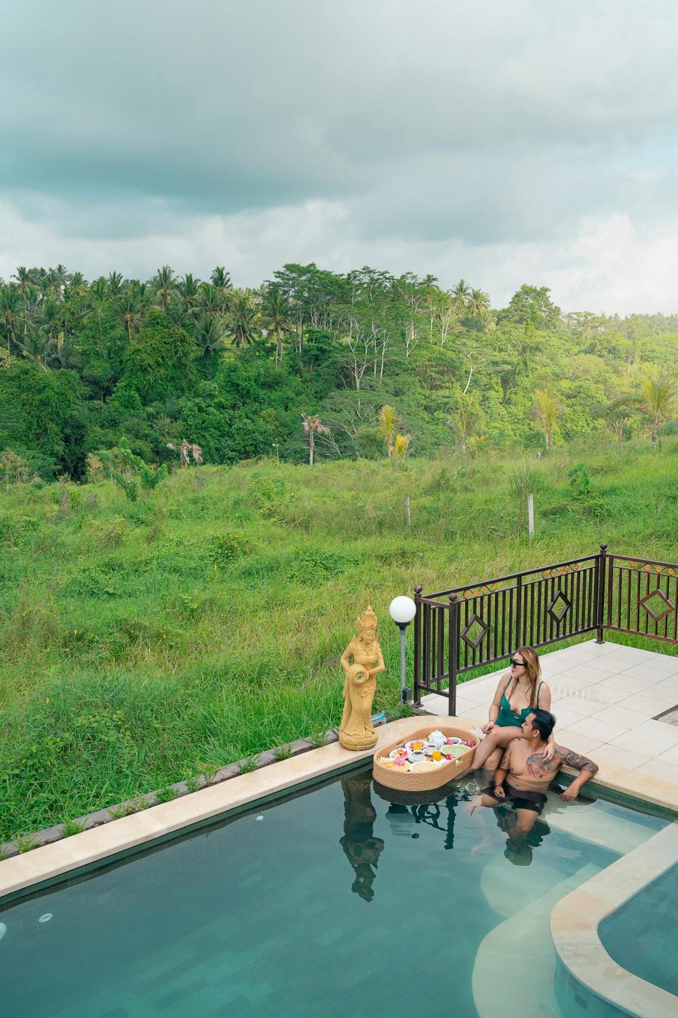 The Pyramid Ubud River Villas Payangan Exterior foto